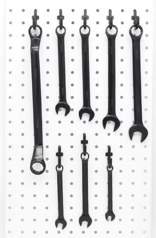 Pegboard Hooks Kit Pegboard J Hook Assortment 100PK Black Peg Hooks