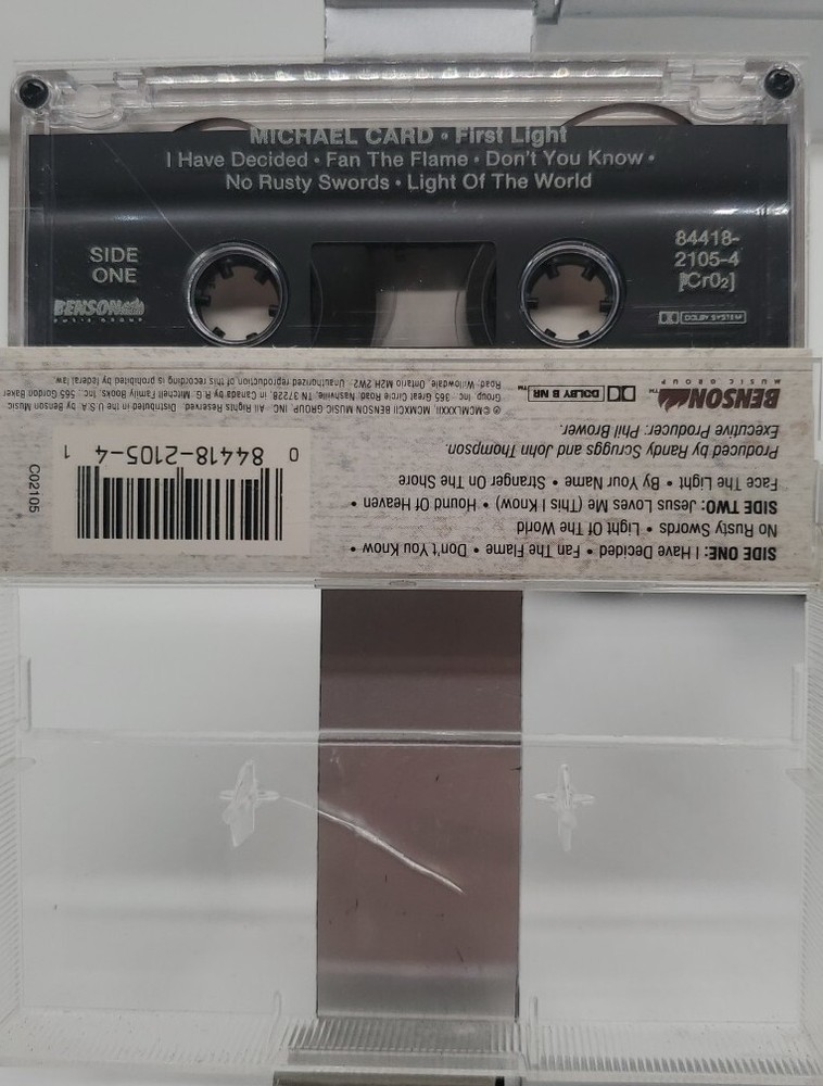 Michael CARD FIRST LIGHT CASSETTE