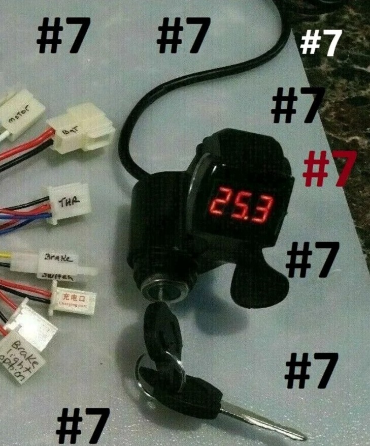 Razor 36v E300 mx 350 -READ throttle controller, electrical kit 36 Over Volt Kit