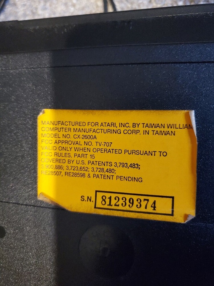 Vintage Atari CX-2600A Video Game System, Controllers, Games, Manuals & Game Sto