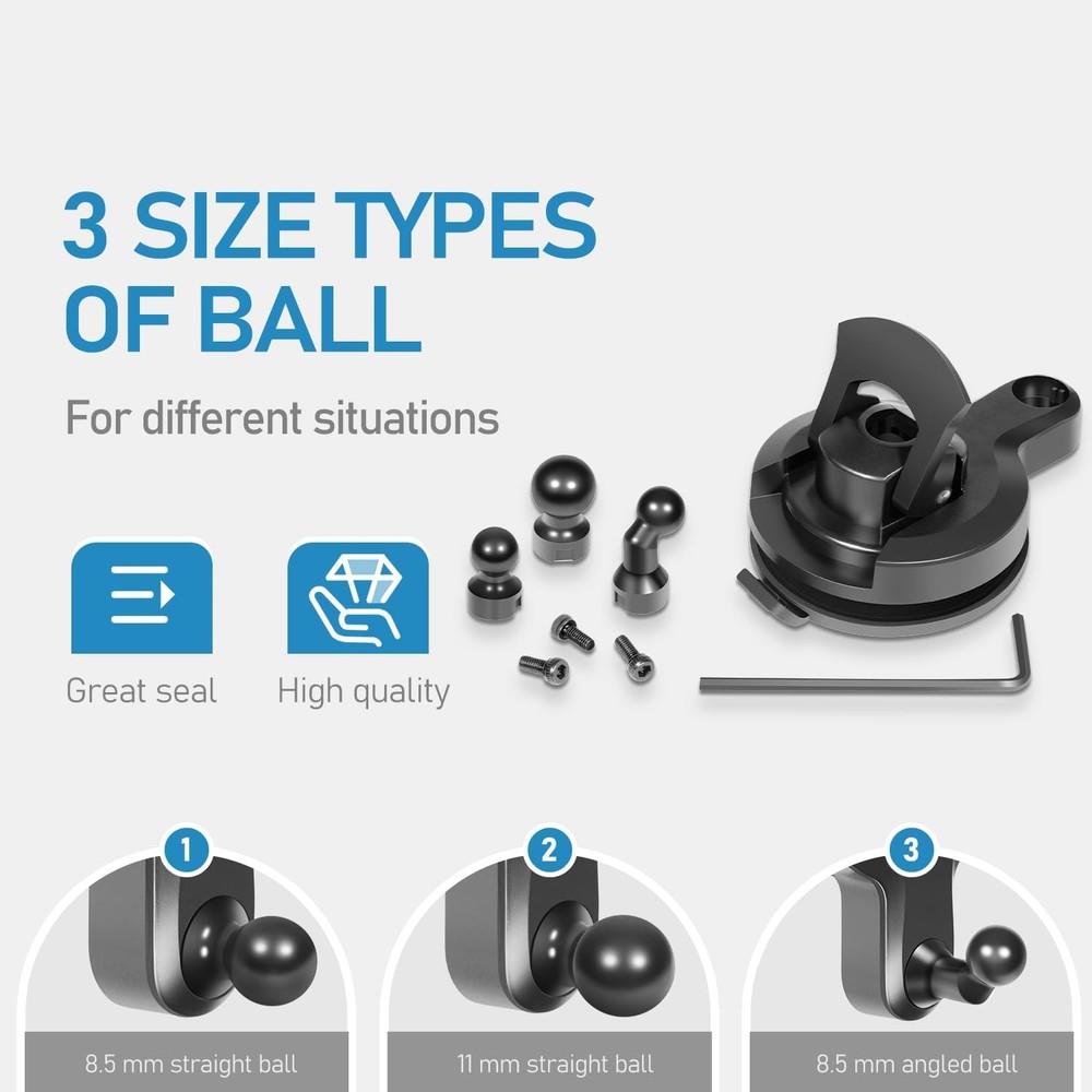 Replace Part for Garmin Dash Cam Universal Suction Cup Mount 010-12530-25