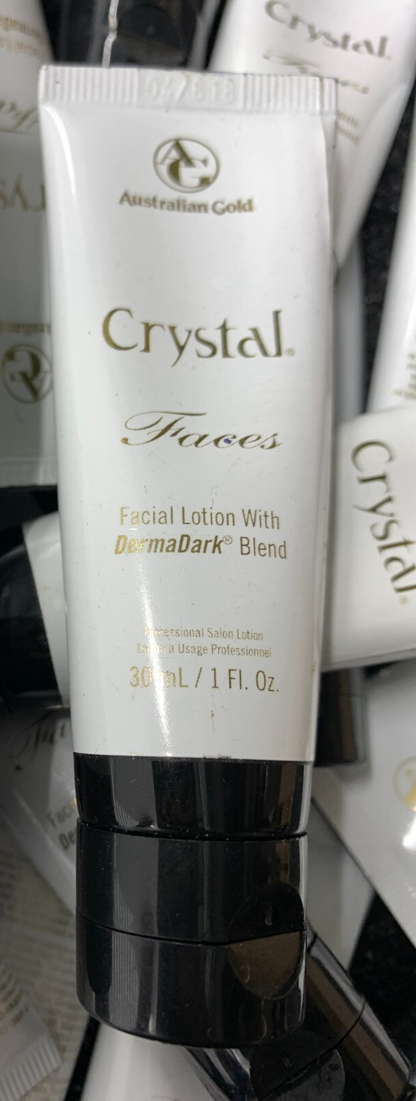 Australian Gold Crystal Faces FACE Tanning Bed Lotion Derma Dark Blend NEW