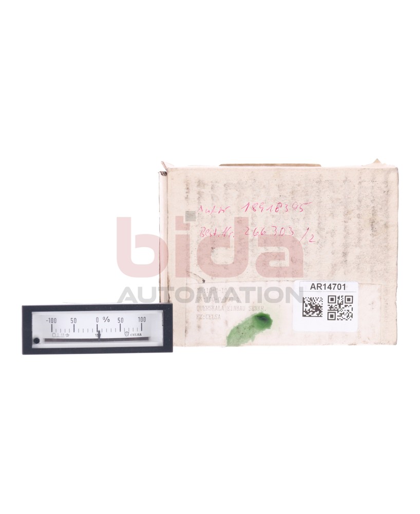 Celsa -100-0-100V Manometer / Pressure gauge