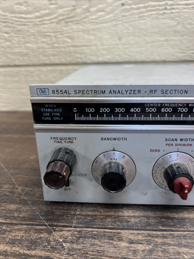 HP Hewlett Packard 8554L RF Plug In Modules Spectrum