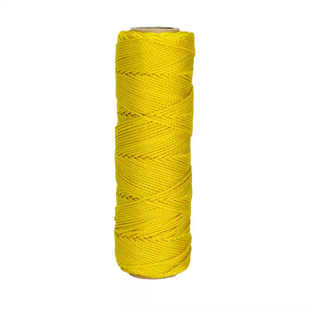 Yellow Nylon Braided Masonry Line 500 Ft.