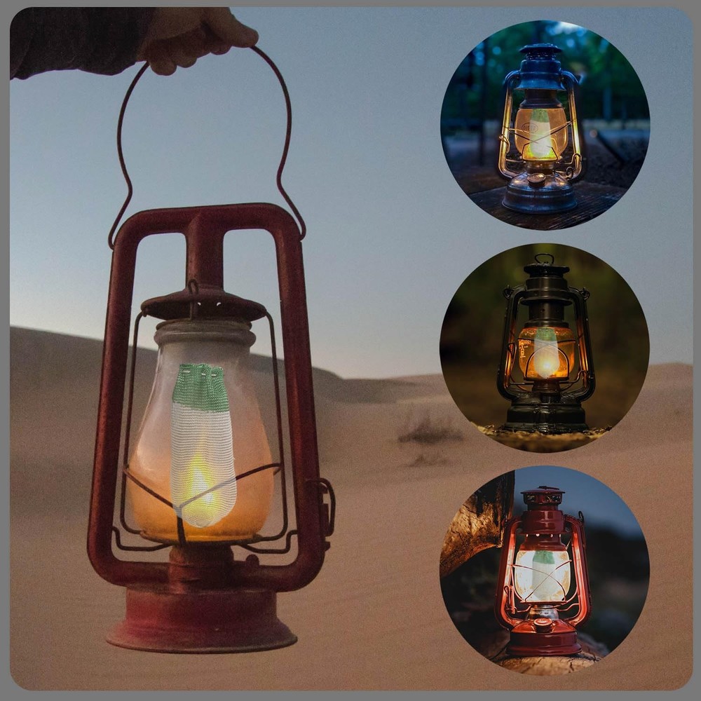 Tenalleys 10pcs Propane Lantern Mantles String Tie One Size, White