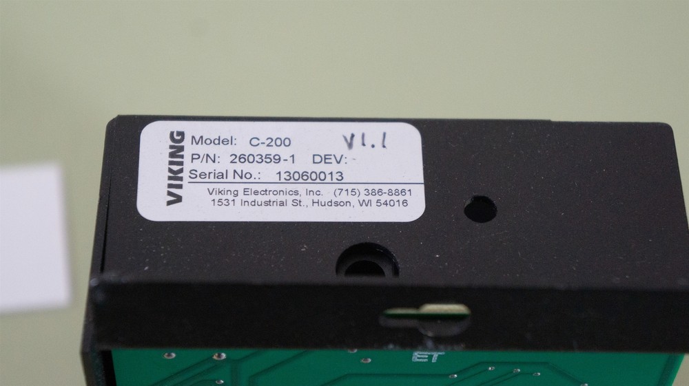 Viking C-200 Door Single Entry Controller - New NB