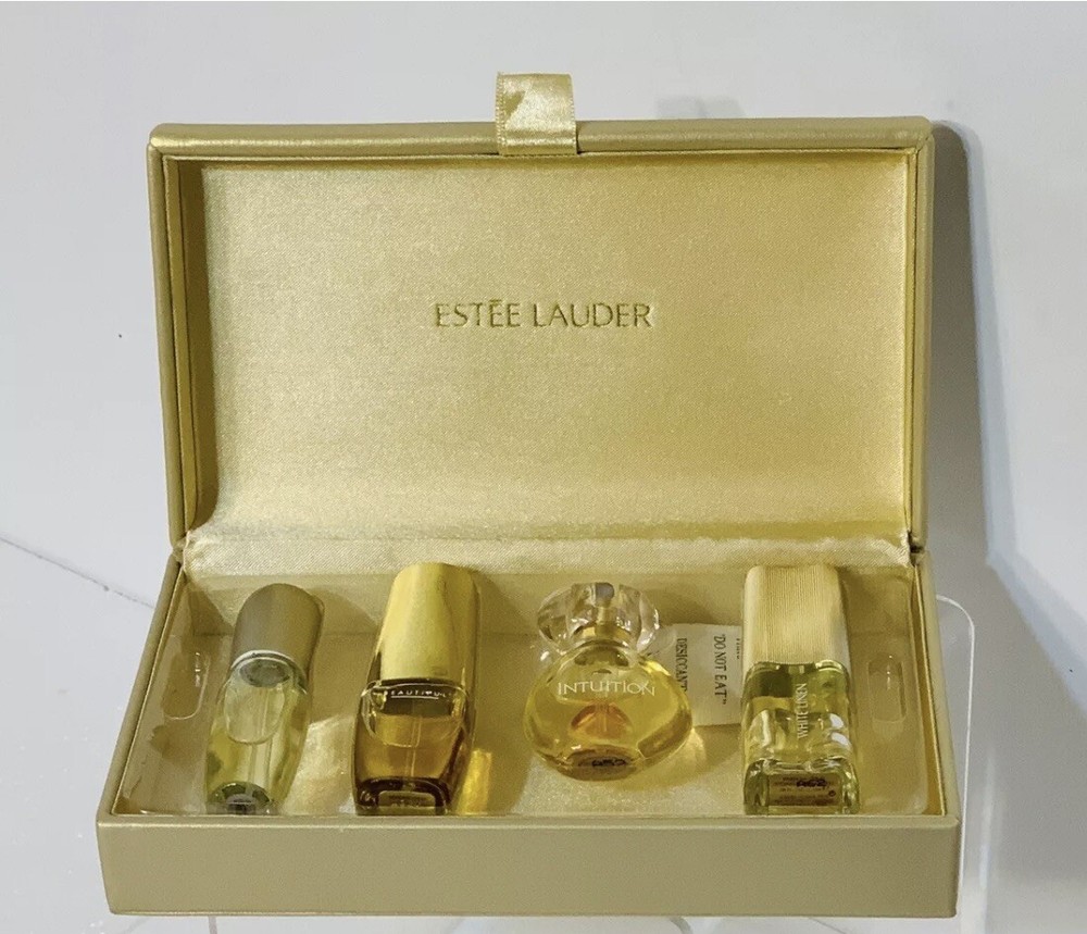 ESTEE LAUDER Mini Perfume Treasures 4 Pc Vintage