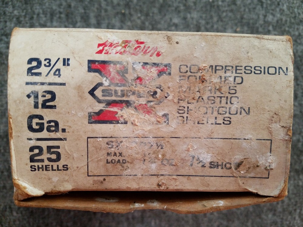 Western Super X Plastic Shotgun Shells EMPTY BOX ONLY Vintage