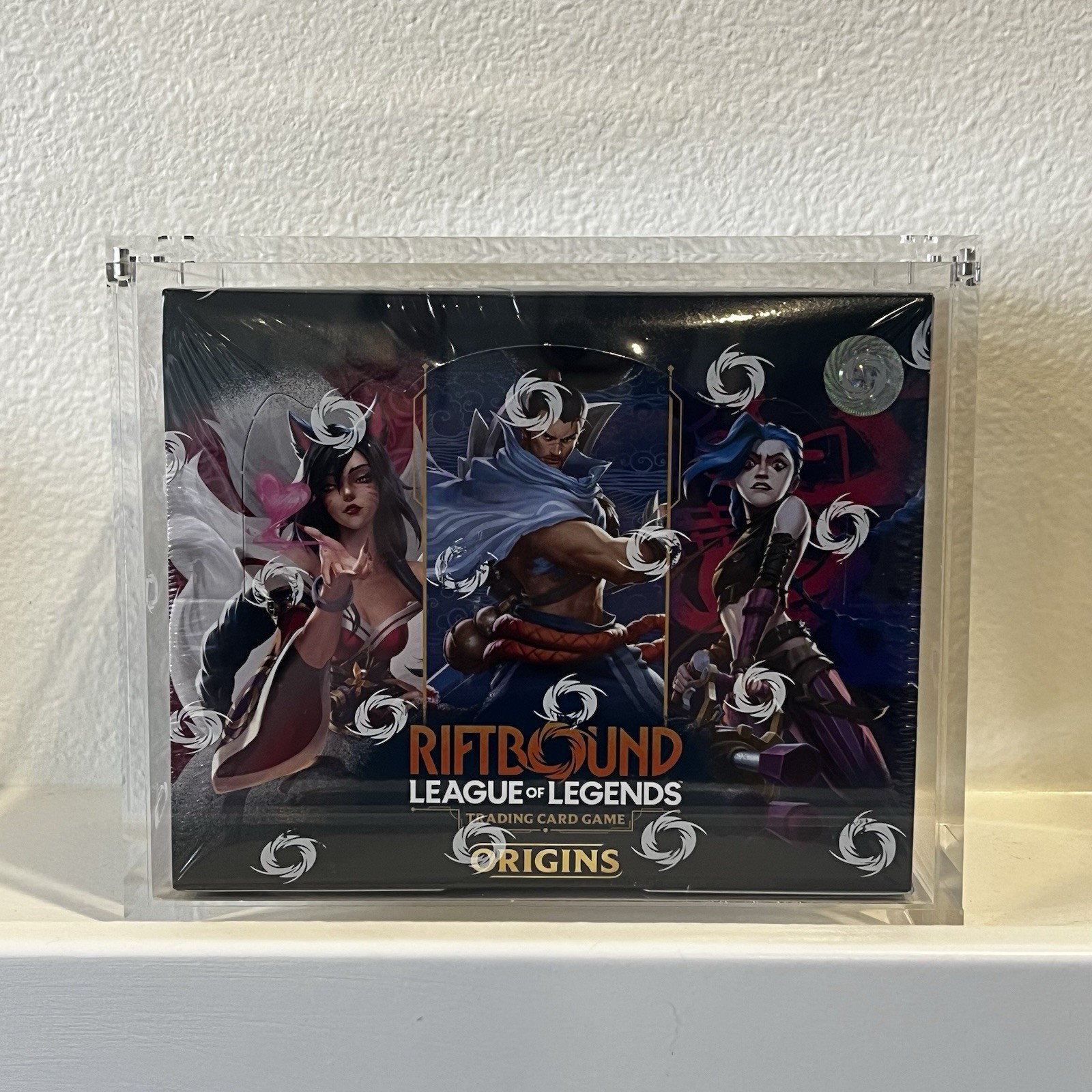 Riftbound Booster Box Acrylic Display Case League of Legends Magnetic 99% UVR