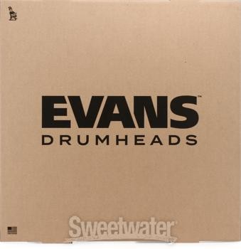 Evans MX2 Black Marching Bass Drumhead - 32 inch