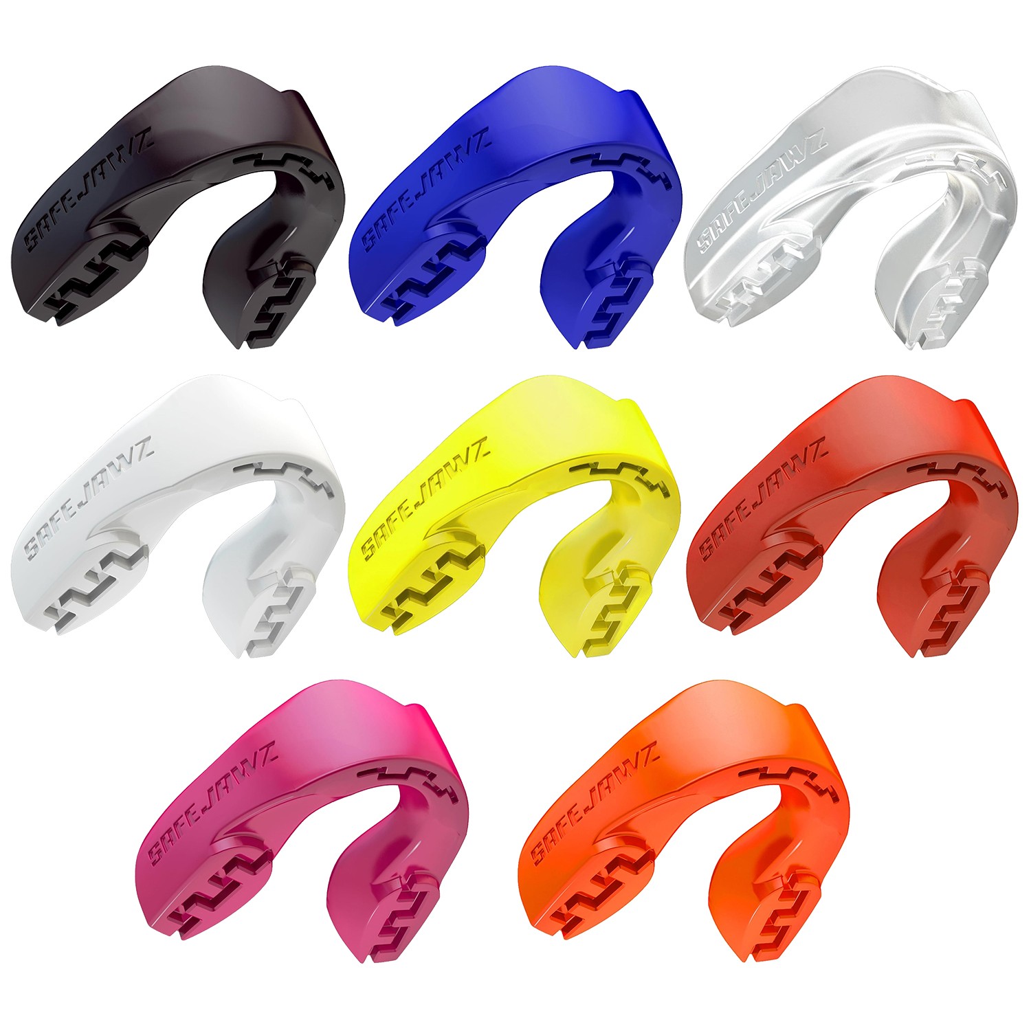 SAFEJAWZ Sports INTRO Mouthguard Slim Fit Protective Mouth Guard with Case