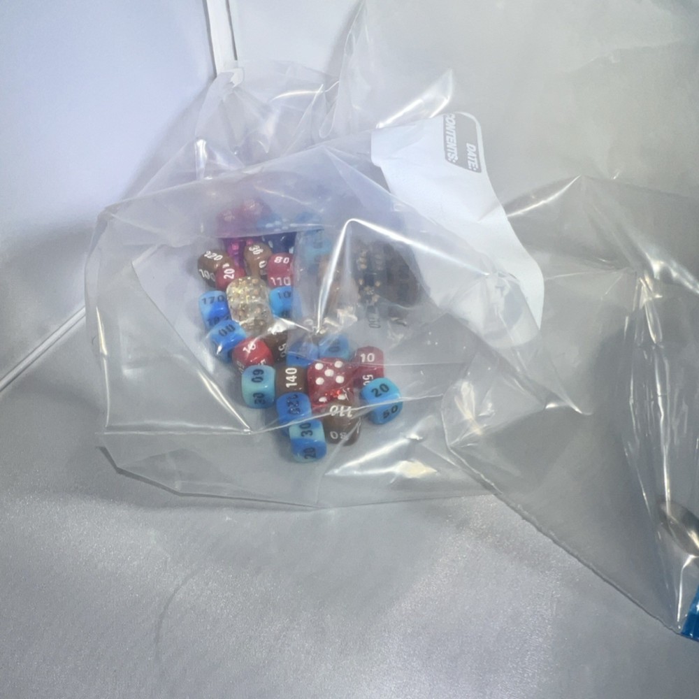 Polyhedral Dice Set for Dungeons & Dragons, Assorted Colors