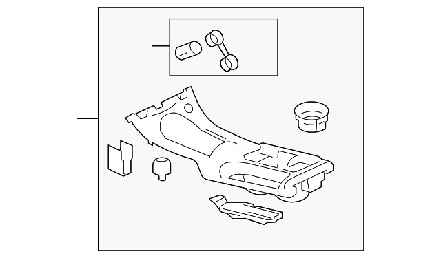Genuine Mitsubishi Shift Panel MN121430HA