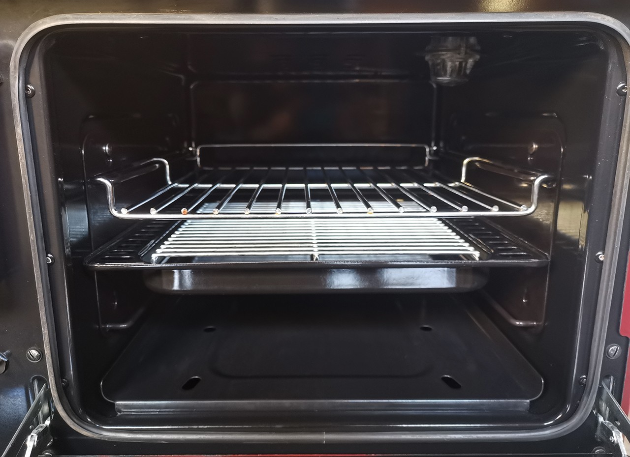 Lacanche Chagny Range 39 ⅜ in Burgundy & Chrome 100cm