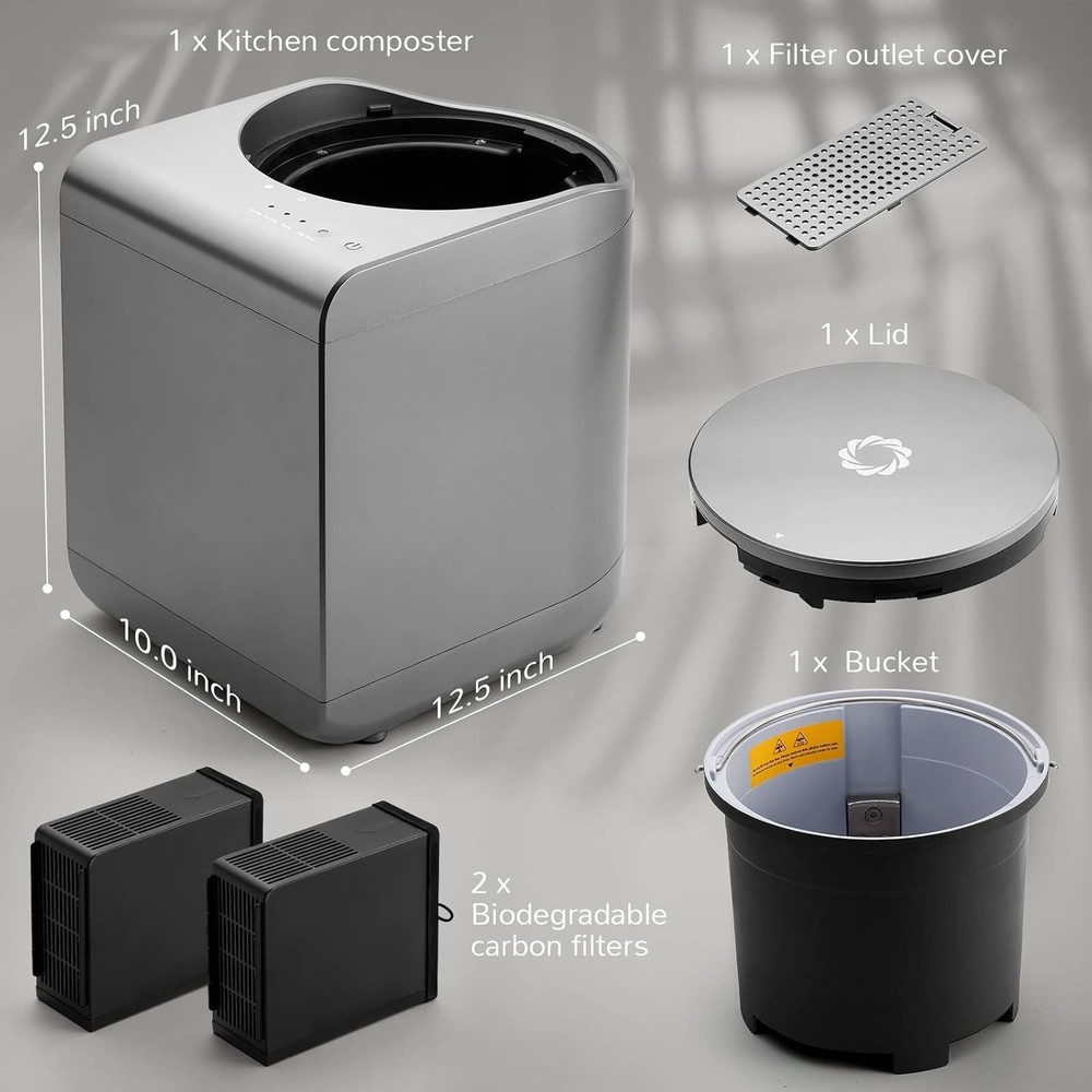 Revive R500 Electric Kitchen Composter - Efficient Food Waste Recycling Solution