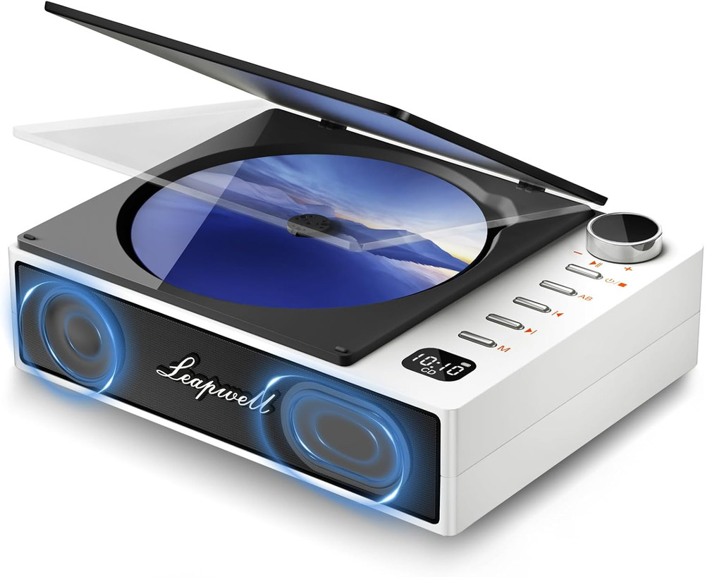 CD Player Portable, Portable CD Player with Speakers Bluetooth Rechargeable, Sm