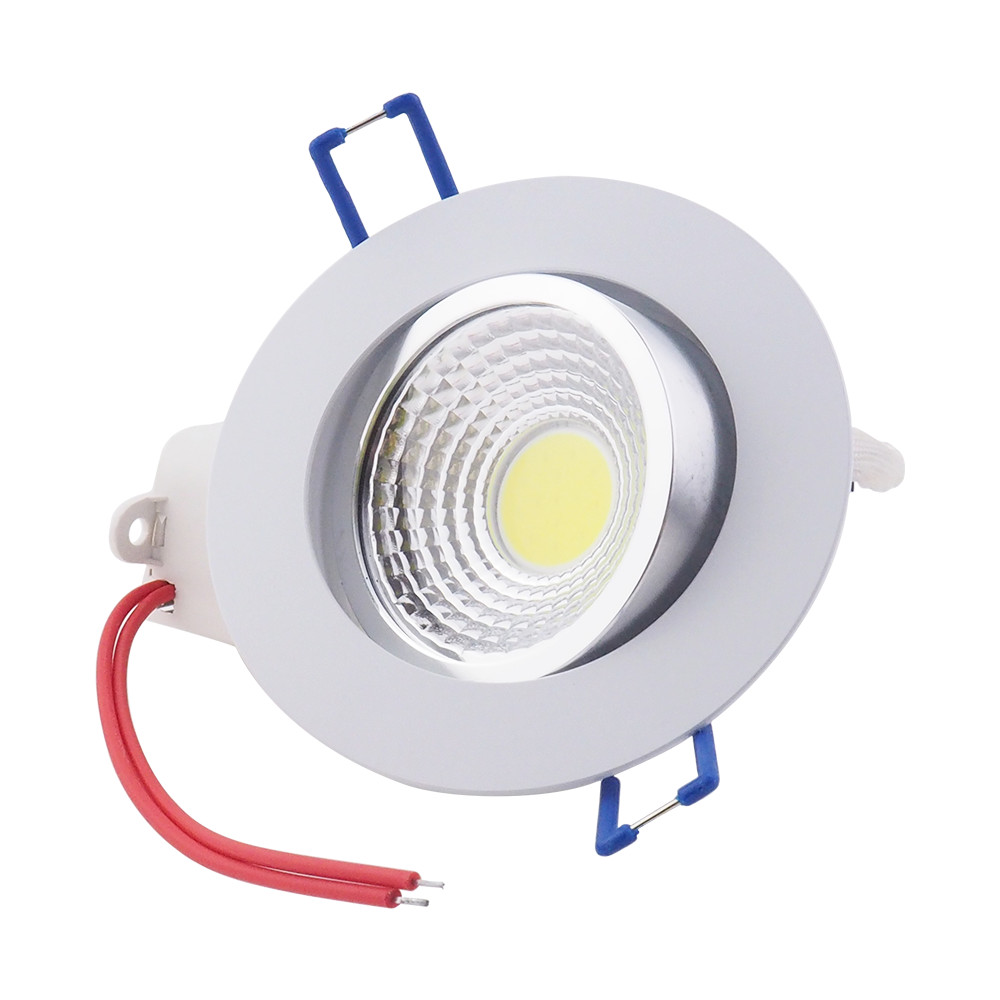6/12PC 9W/7W COB Downlight LED Dimmable Recessed Ceiling Light Spotlight Driver