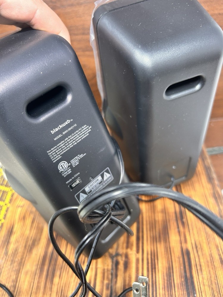 Blackweb Multimedia PC Speakers 3.5mm Aux Input