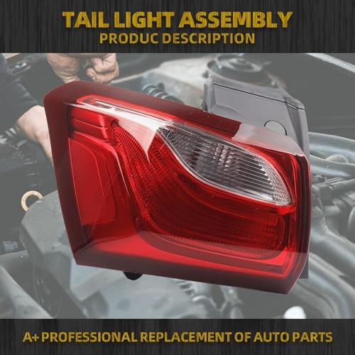 Outer Taillight Assembly Compatible with 2018 2019 2020 Chevy Left Driver Side