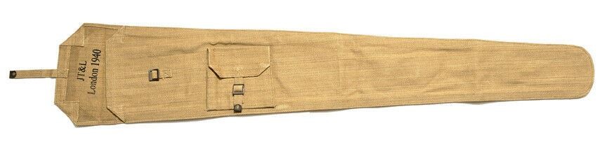 British Lee Enfield Canvas Rifle Case Marked "JT&L London 1940"