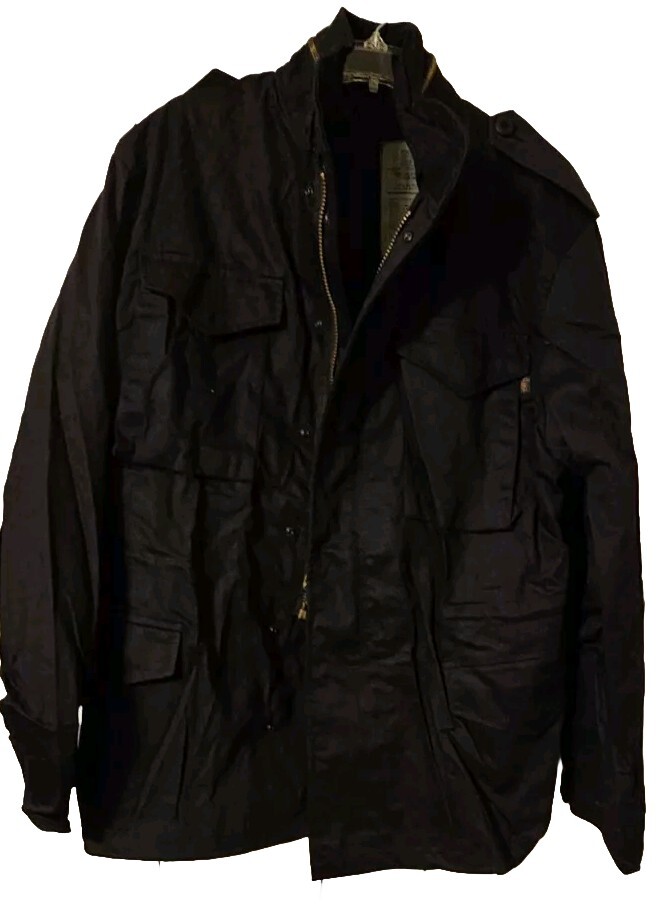 Black Field Jacket Size Large Regular