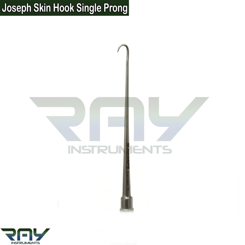 Joseph Skin Hook Single Prong Sharp Retractor Surgical Veterinary Instruments