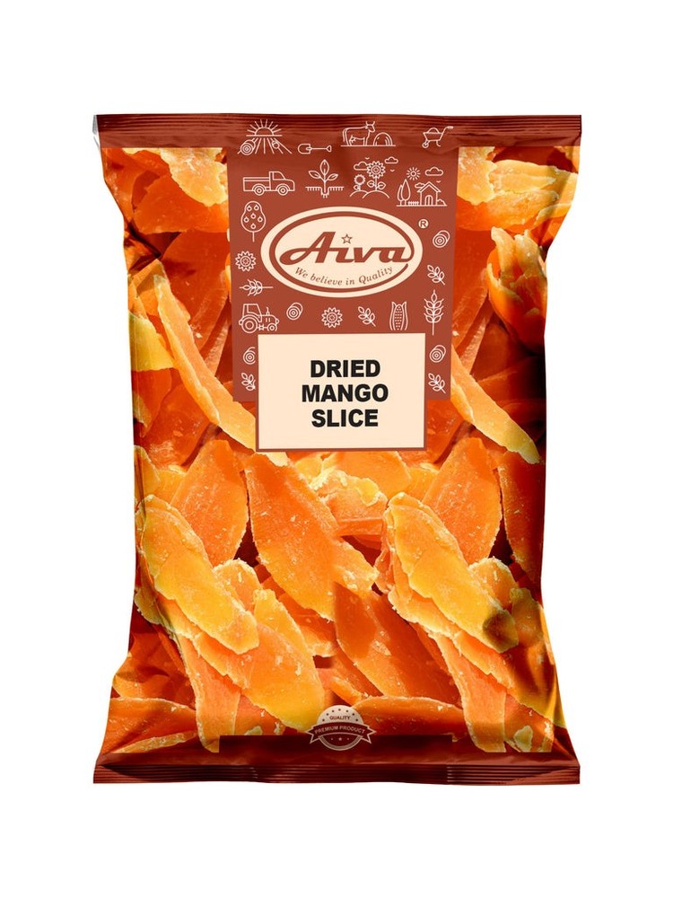 Aiva Dried Mango Slice 1 LB | Mango Slices Perfect for Snacking & Baking