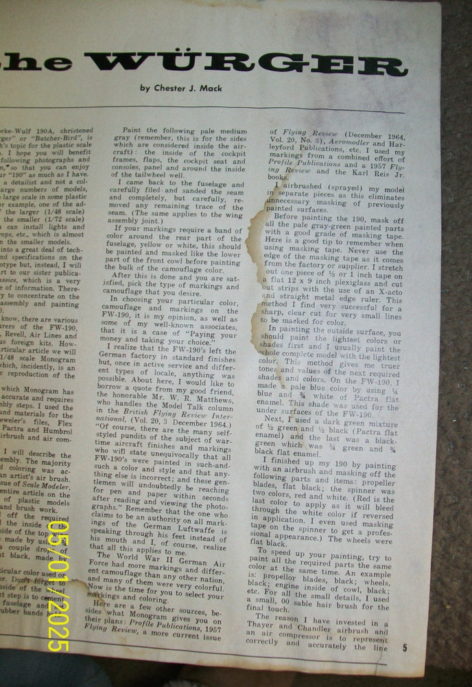 SCALE MODELER Magazine-First Issue-Dec 1965 VOL. 1 #1