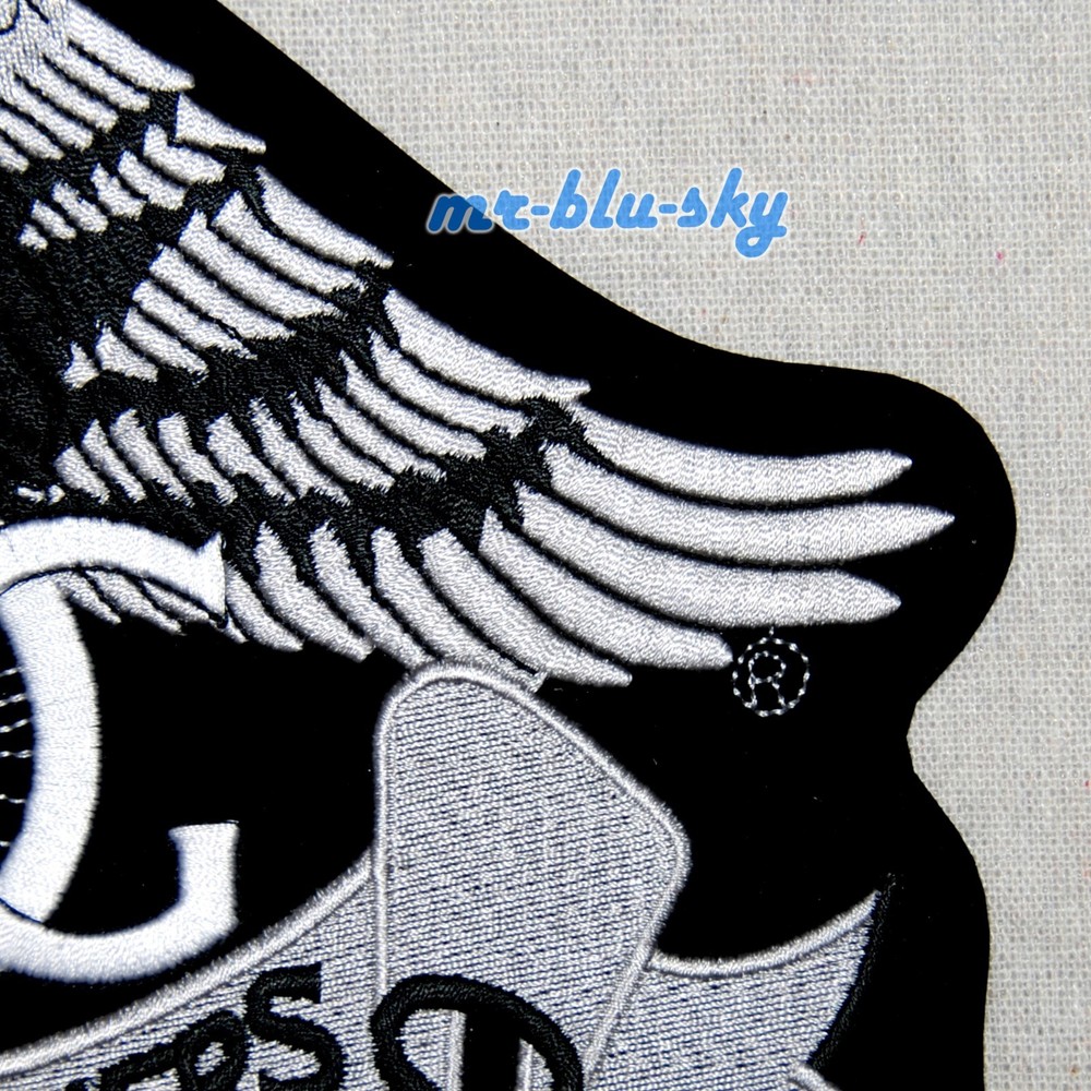 Large Heritage Eagle Silver Patch ~ Harley Davidson Owners Group H.O.G.