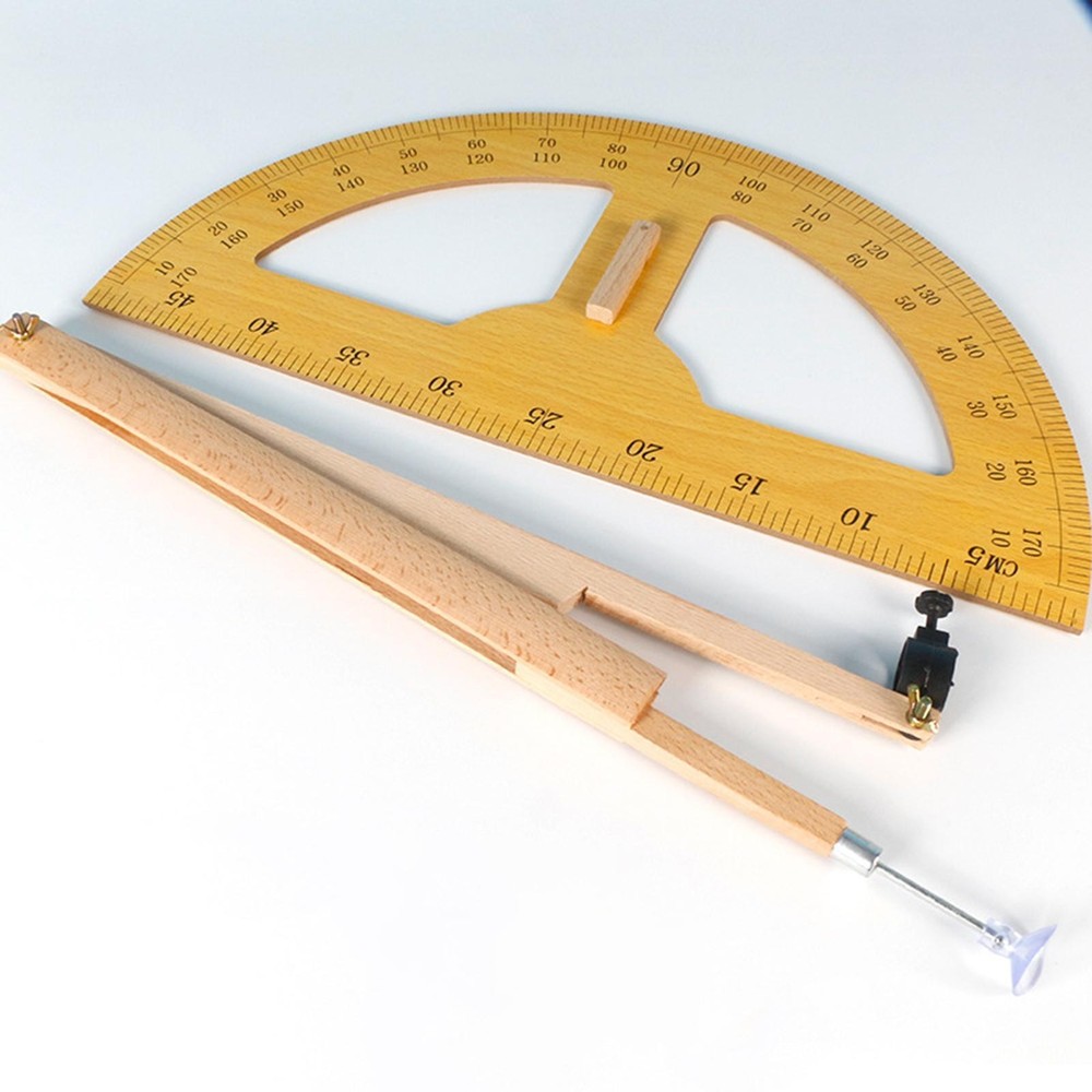 Pencil Marking Compass Wood Compass Circle Teaching Compass for Teaching and