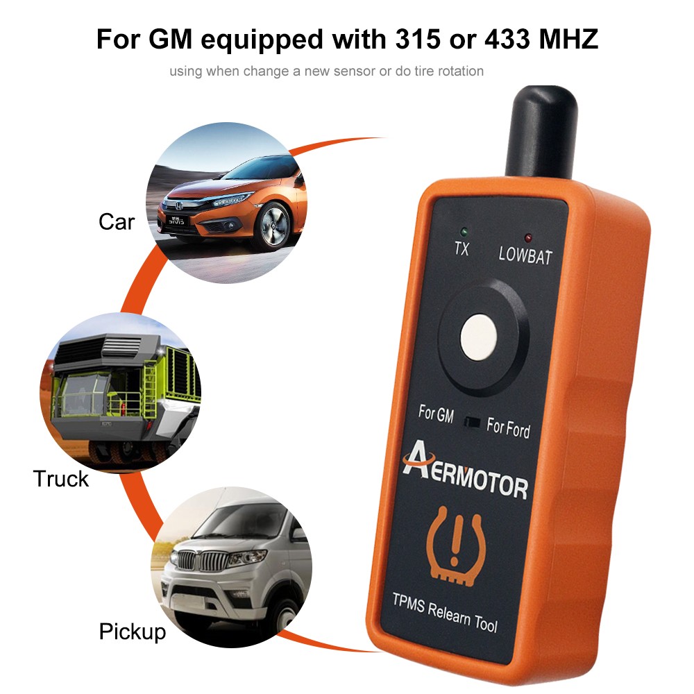Universal TPMS Reset Tool Relearn Tool Auto Tire Pressure Sensor For Ford For GM