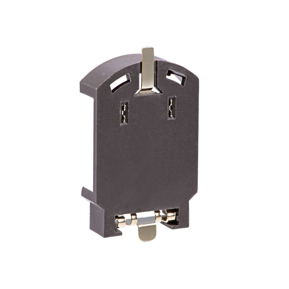 10pcs Horizontal Coin Button Battery Holder Container Brown