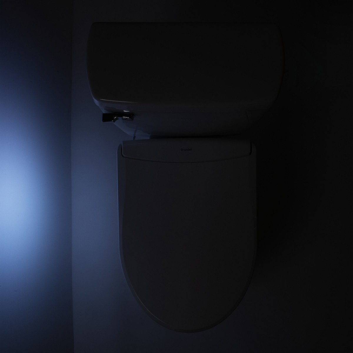 Brondell Thinline CL2200 Luxury Bidet Toilet Seat Remote ROUND White OB