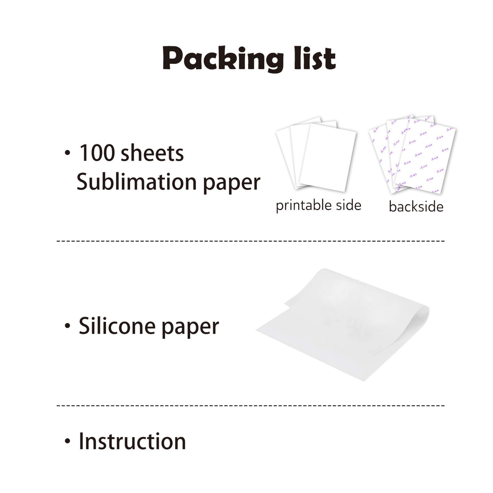 Bundle Kit A-SUB Sublimation Paper 8.5x14 125g + A-SUB Sublimation Ink 2803 2400