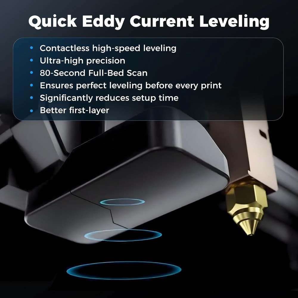 Sovol SV08 MAX 3D Printer Eddy Current Sensor Leveling XYZ Full Linear Rails US