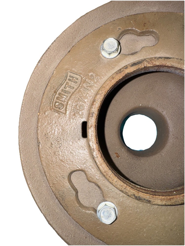 Smith 5” Floor Drain w/ A05NB Strainer Cast Iron Adjustable