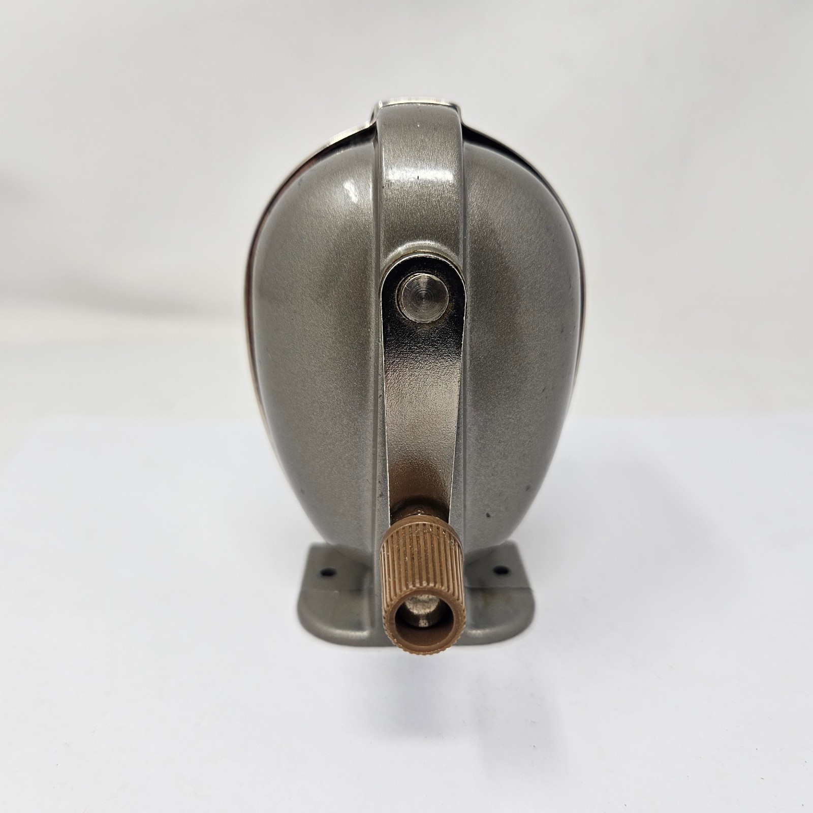 Vintage BOSTON Model KS Manual Pencil Sharpener Revolving 8 Hole Steel USA