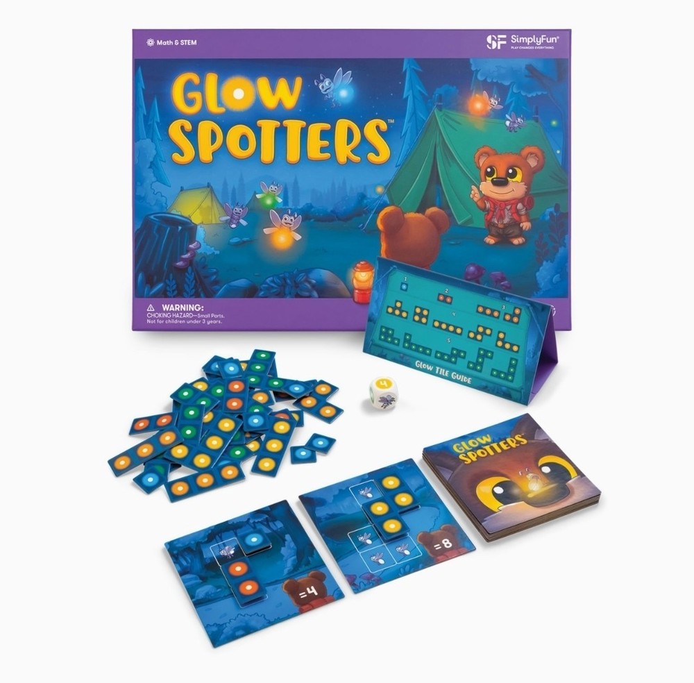 SimplyFun Glow Spotters A Visual and Adventurous Math Game for Kids