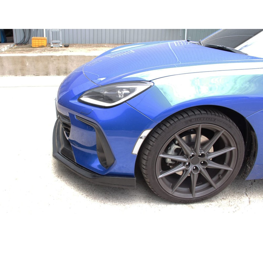 前保险杠唇适用于斯巴鲁 BRZ 2022 - 2024 未上色黑色 PU