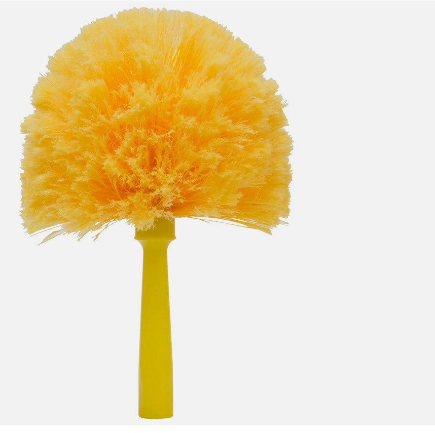 JT EATION Cobweb Duster Head # 1710YL Yellow Knocks Down Cobwebs Spiders Webs