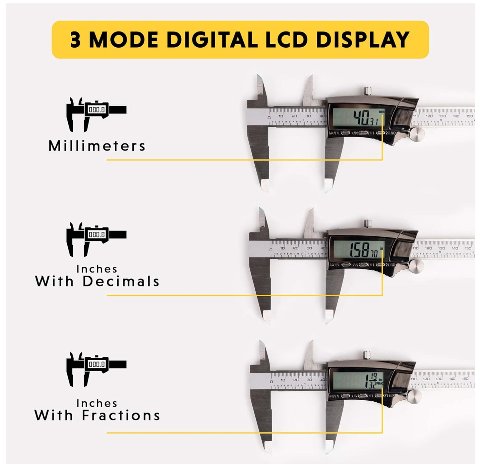 General Tools 6" Digital Caliper Stainless Steel NEW SEALED SAME DAY SHIP 146-7