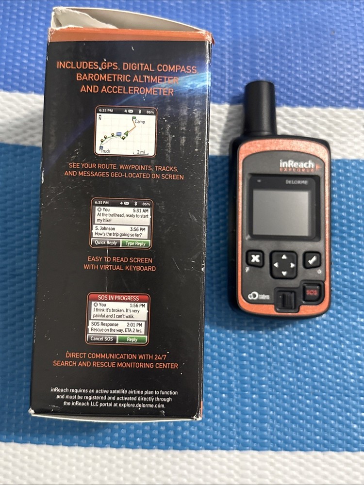 Garmin/Delorme Inreach explorer (open Box)