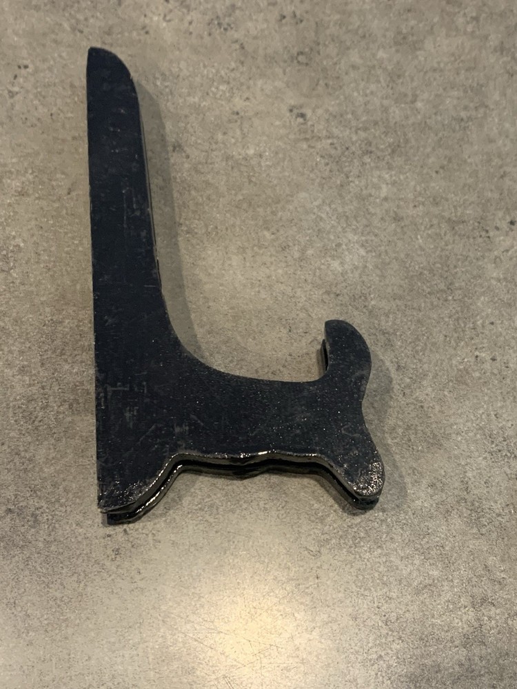 Black Folding Wood Plate Stand