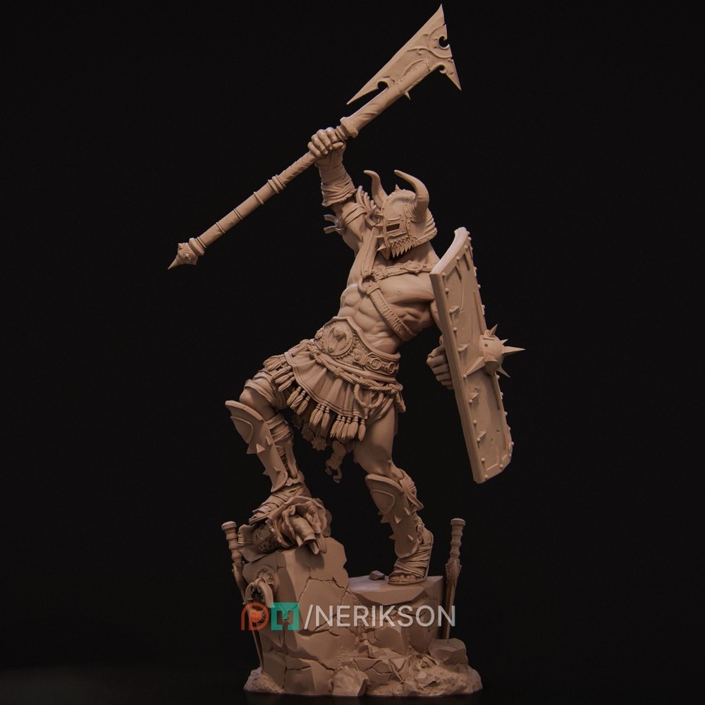 Gladiator Brute by Nerikson | Diorama | D&D | DnD | Print on Demand