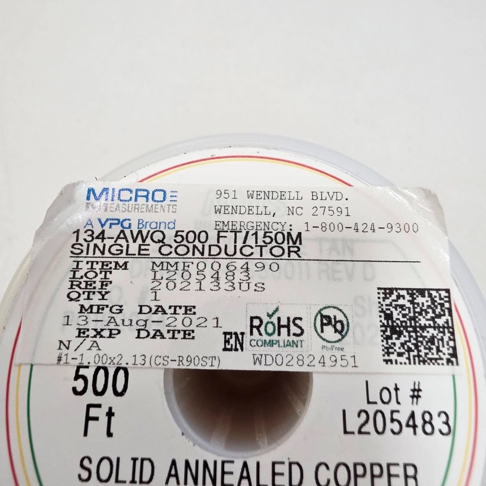 SOLID ANNEALED COPPER WIRE TYPE 134-AWQ-TAN