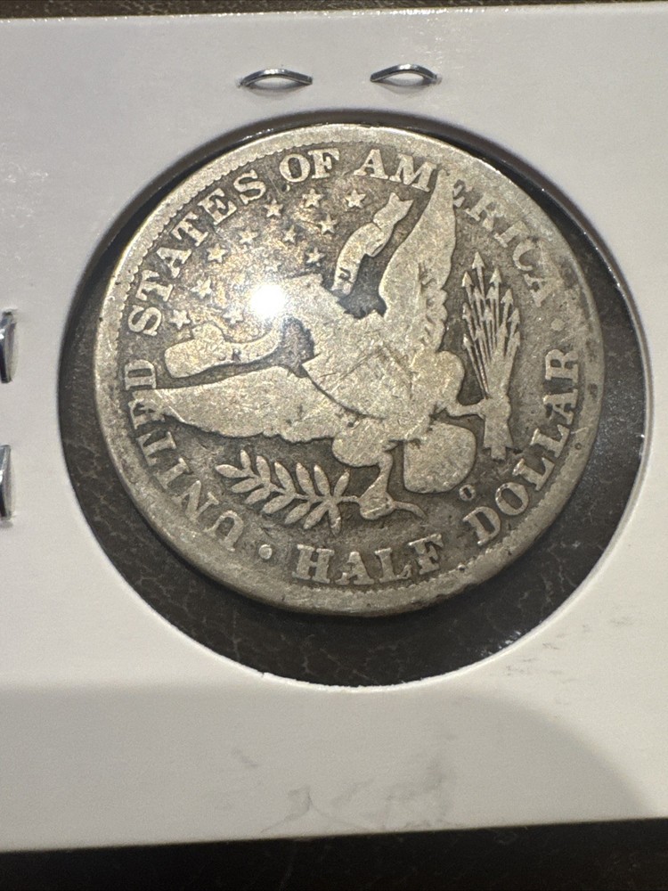 1899 O Barber half dollar