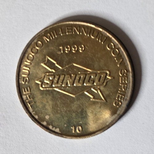 Millennium 2000 Souvenir Brass Token 32mm