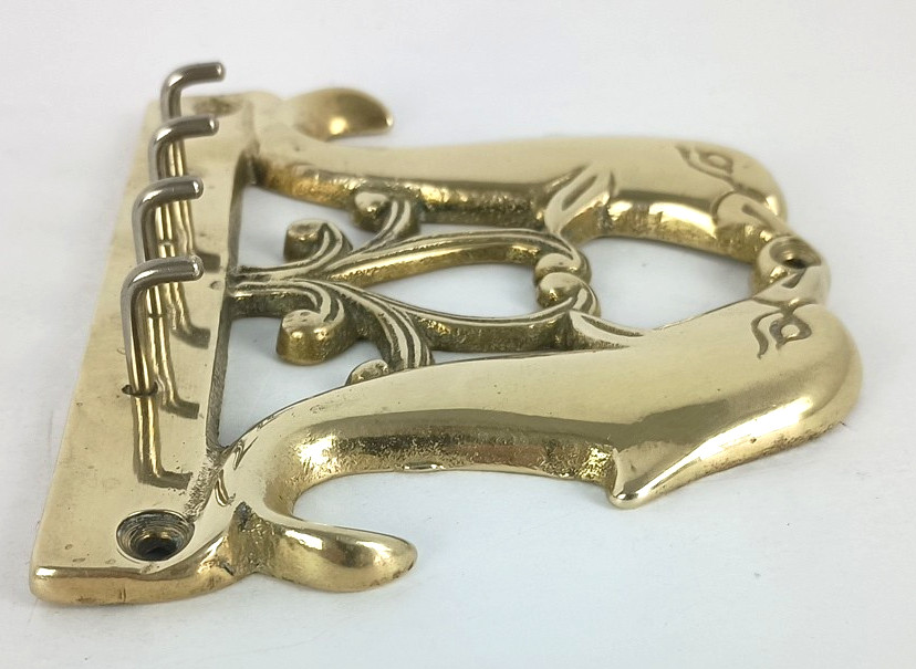 Brass Dolphins Key Rack - Wall Mount