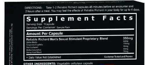 Reliable Richard Original Value Packs - #1 Premium Intimacy Support FREE SHP USA